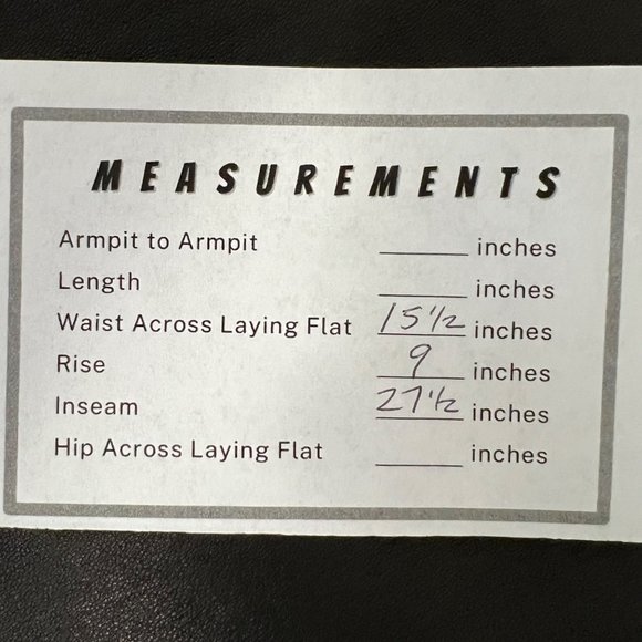 Hudson Womens Juliette Super Skinny Black Lamb Leather Jeans ALTERED size 30 - Picture 12 of 12